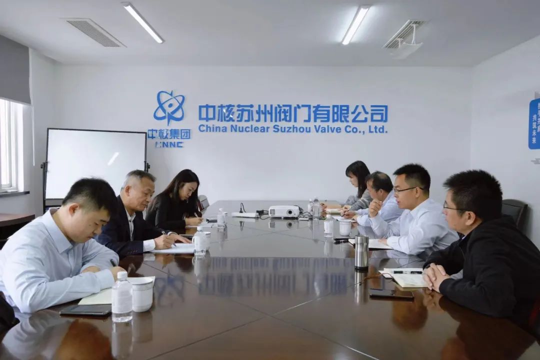 中核華建董事長夏軍堂一行到中核蘇閥調(diào)研并進行安全檢查 中核華建董事長夏軍堂一行到中核蘇閥調(diào)研并進行安全檢查